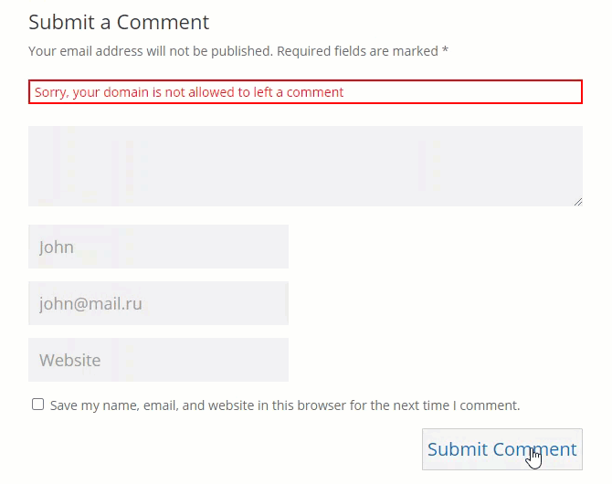 E-Mail Blacklist Pro注册邮箱黑名单WordPress插件-1