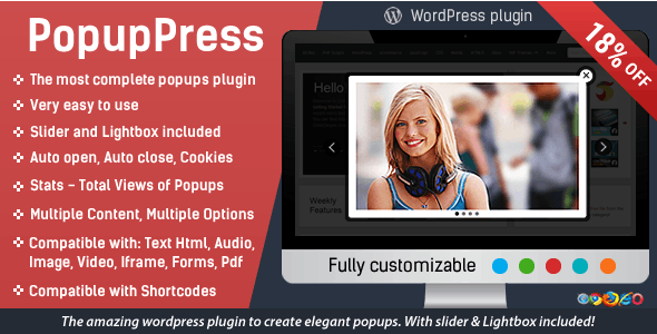 PopupPress弹窗轮播滑块和灯箱WordPress插件V3.1.6 - 图片1 PopupPress弹窗轮播滑块和灯箱WordPress插件V3.1.6 - 图片1