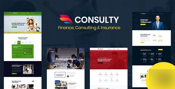 Consulty金融咨询服务机构网站WordPress主题 Consulty金融咨询服务机构网站WordPress主题