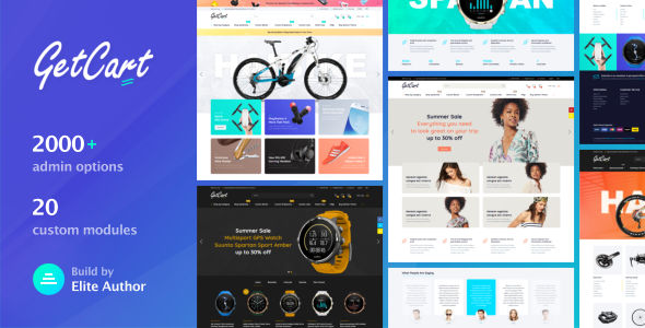 GetCart高度可定制的电子商务网站OpenCart主题 GetCart高度可定制的电子商务网站OpenCart主题