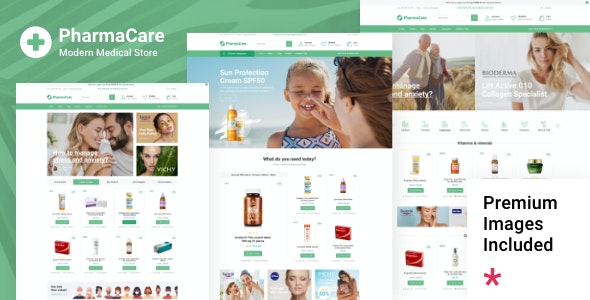 PharmaCare医疗用品和营养保健品销售网站WordPress主题 - 图片1 PharmaCare医疗用品和营养保健品销售网站WordPress主题 - 图片1