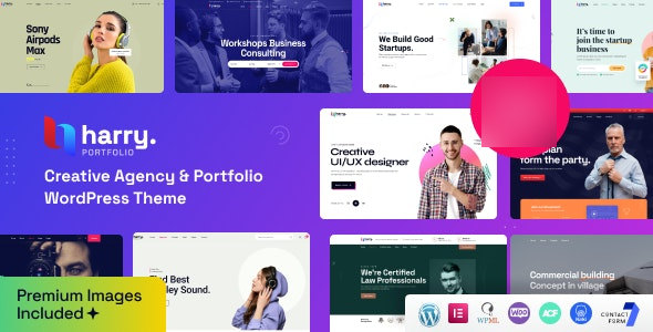 Harry平面设计和Web设计企业网站WordPress主题V1.2.9 Harry平面设计和Web设计企业网站WordPress主题V1.2.9