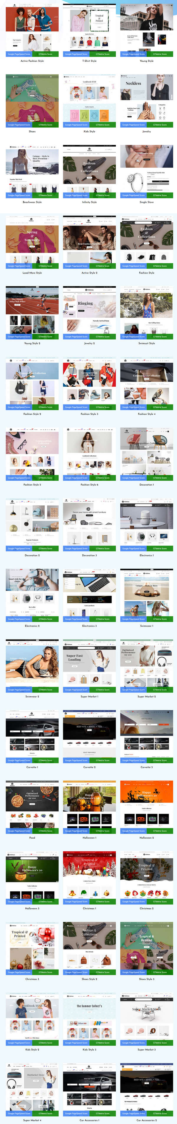 Vodoma高性能评分电子商务网站Shopify主题 48组首页风格 - 图片2