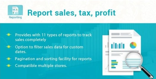 Report sales商店盈利、税务和销量报告Prestashop插件 Report sales商店盈利、税务和销量报告Prestashop插件