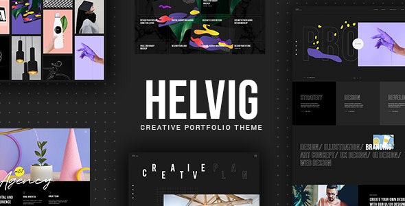 Helige插图插画和样机设计公司WordPress主题 - 图片1 Helige插图插画和样机设计公司WordPress主题 - 图片1