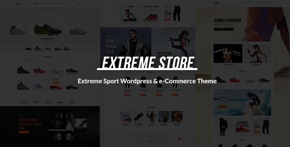 Extreme运动服装和运动装备销售网站WordPress主题 - 图片1 Extreme运动服装和运动装备销售网站WordPress主题 - 图片1