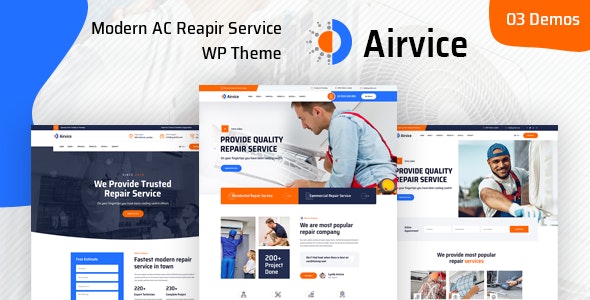 Airvice热水器空调家电安装维修企业网站WordPress主题 Airvice热水器空调家电安装维修企业网站WordPress主题