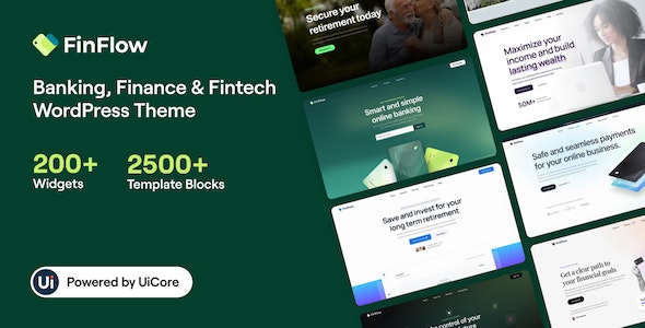 FinFlow WordPress主题_银行业和金融科技公司网站 FinFlow WordPress主题_银行业和金融科技公司网站