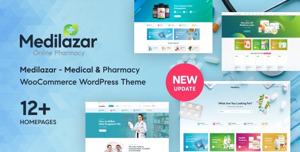 Medilazar医疗药品/医疗器材在线销售网站WooCommerce主题 - 图片1 Medilazar医疗药品/医疗器材在线销售网站WooCommerce主题 - 图片1