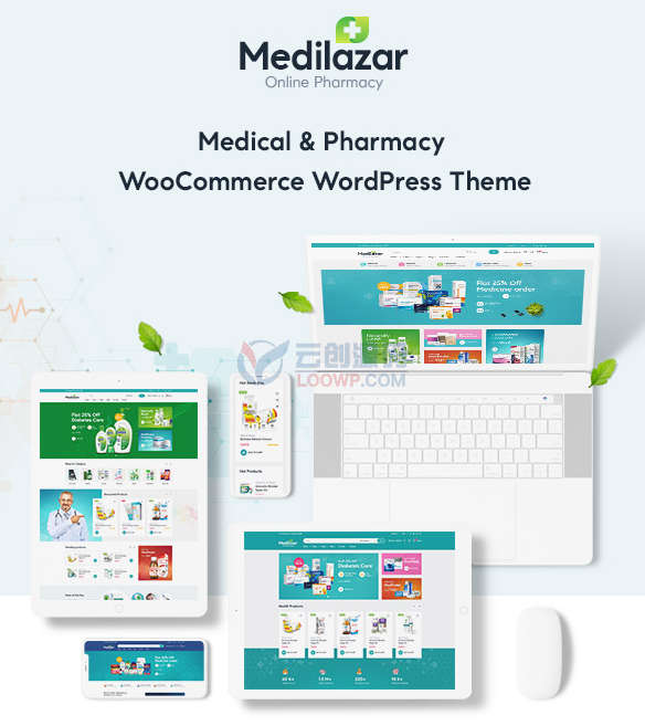 Medilazar医疗药品/医疗器材在线销售网站WooCommerce主题 - 图片2 Medilazar医疗药品/医疗器材在线销售网站WooCommerce主题 - 图片2