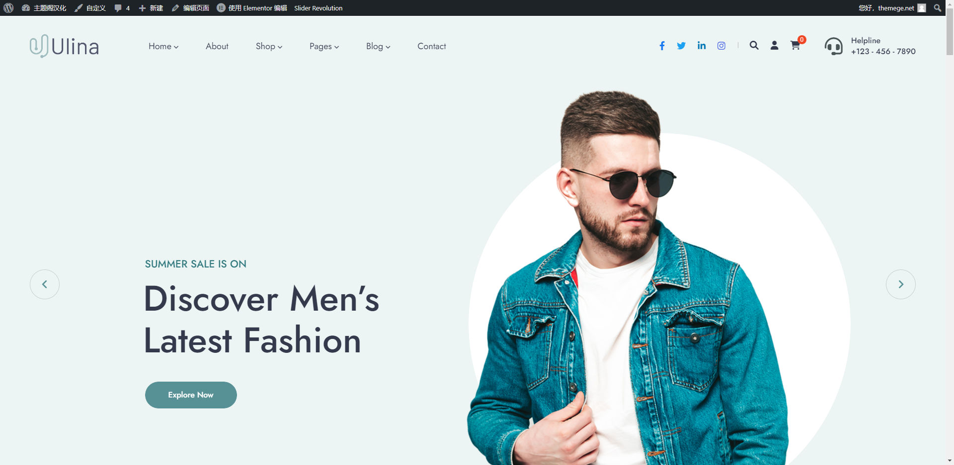 Ulina时装销售外贸独立站WooCommerce主题V2.0 - 图片2