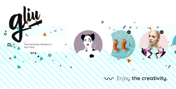 Gliu(v3.0.9)创意WordPress博客网站主题模板 - 图片1 Gliu(v3.0.9)创意WordPress博客网站主题模板 - 图片1