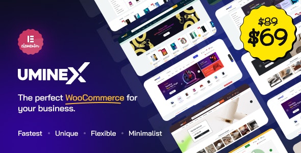 Uminex(v1.1.9)多首页购物商城网站WooCommerce主题 - 图片1 Uminex(v1.1.9)多首页购物商城网站WooCommerce主题 - 图片1