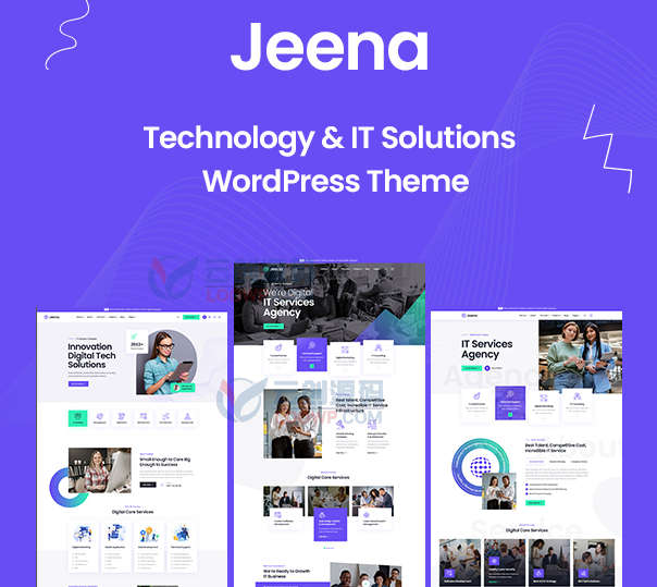 Jeena高科技IT服务企业网站WordPress主题V1.0.4 Jeena高科技IT服务企业网站WordPress主题V1.0.4