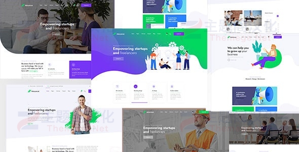 Progue加密货币初创公司网站WordPress主题 Progue加密货币初创公司网站WordPress主题