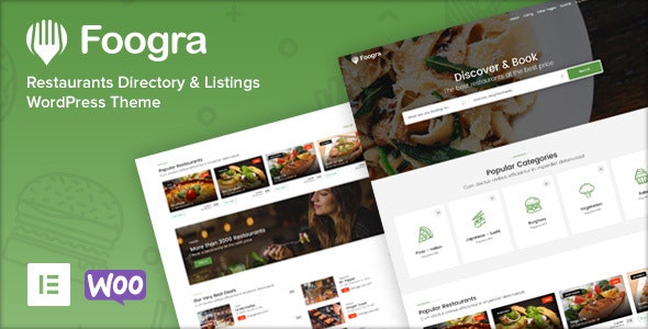 Foogra餐厅饭店分类目录列表网站模板WordPress主题V1.0.21 - 图片1 Foogra餐厅饭店分类目录列表网站模板WordPress主题V1.0.21 - 图片1