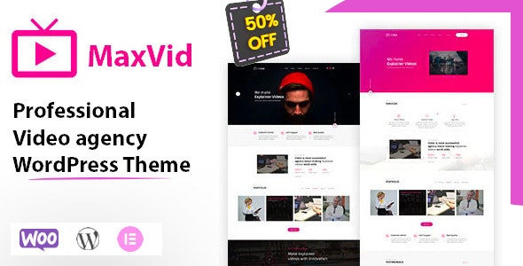 MaxVid电影工作室/视频制作机构WordPress主题V3.0 MaxVid电影工作室/视频制作机构WordPress主题V3.0