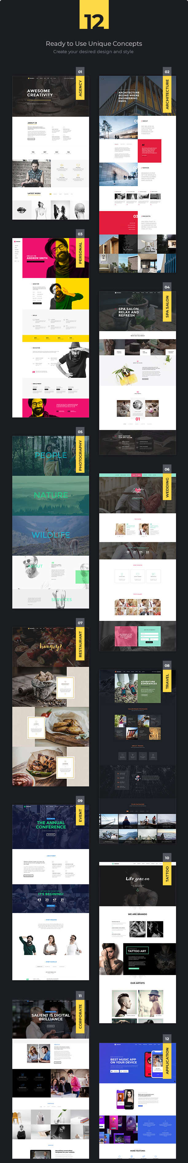 Brando汉化版(v3.2)响应式多用途落地页建站WordPress主题 Brando汉化版(v3.2)响应式多用途落地页建站WordPress主题