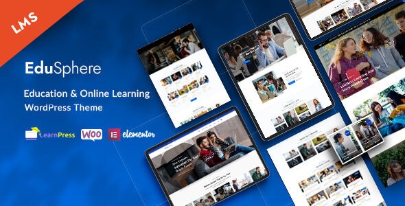 EduSphere在线教育和电子学习网站WordPress主题V1.5.0 EduSphere在线教育和电子学习网站WordPress主题V1.5.0
