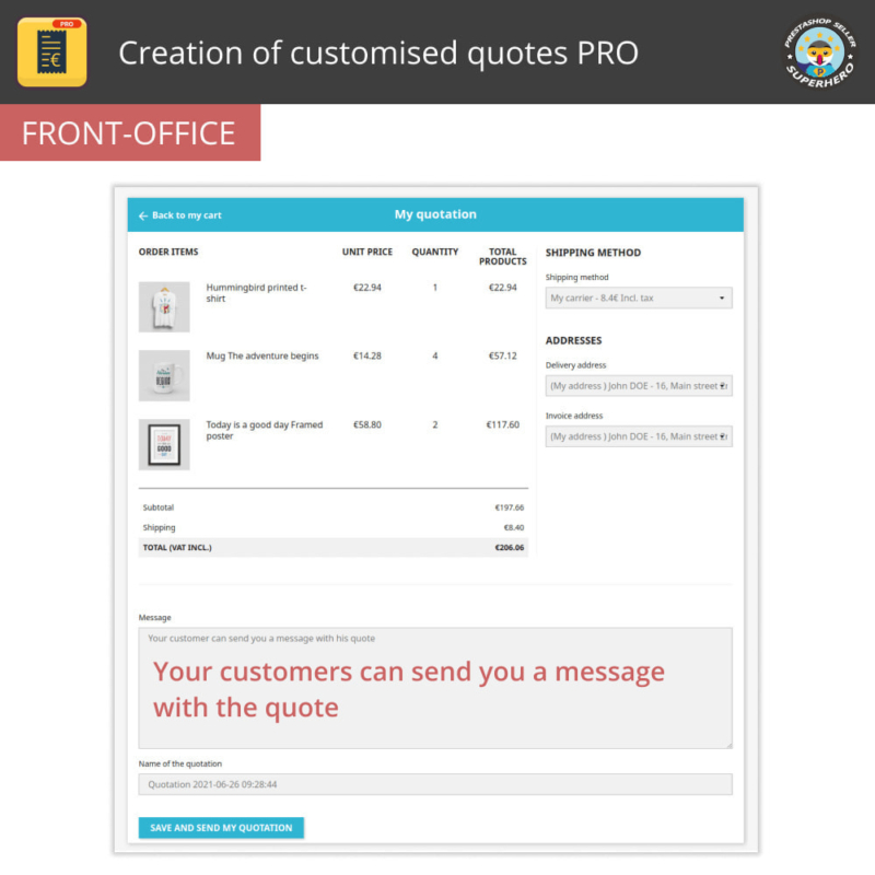 DGQuotation客户自定义报价生成器Prestashop插件V4.2.0 - 图片3