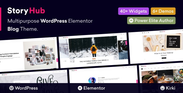 StoryHub菜谱食谱分享/美食博客网站WordPress主题V1.0.2 - 图片1 StoryHub菜谱食谱分享/美食博客网站WordPress主题V1.0.2 - 图片1