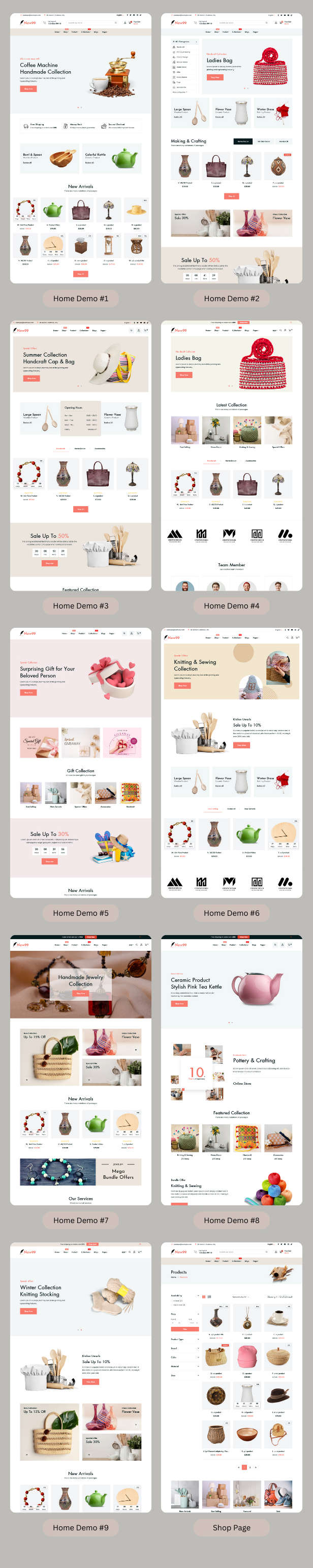 New99(v2.1.4)极简手工制品跨境电商Shopify主题 - 图片2 New99(v2.1.4)极简手工制品跨境电商Shopify主题 - 图片2