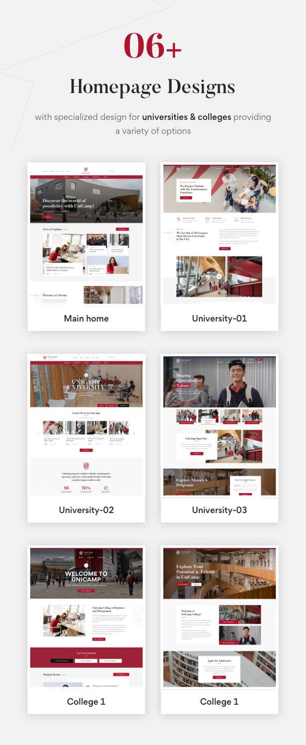 Unicamp汉化版_大学院校网站模板WordPress主题 - 图片2