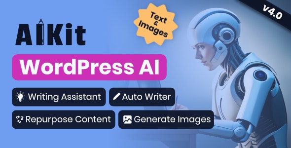 AIKit汉化版(v4.17.5)聊天机器人/AI文案助手/AI写稿WordPress插件 - 图片1 AIKit汉化版(v4.17.5)聊天机器人/AI文案助手/AI写稿WordPress插件 - 图片1