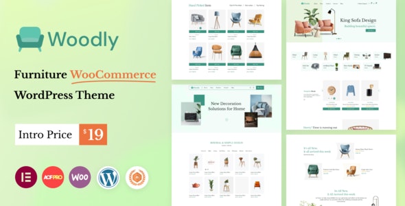 Woodly家具装饰品商城购物网站WordPress主题 Woodly家具装饰品商城购物网站WordPress主题
