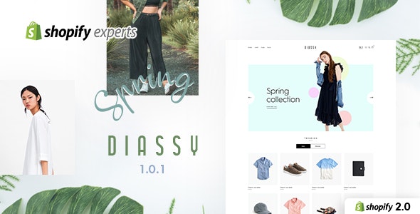 Diassy时装鞋子配饰跨境销售平台Shopify主题V2.0 - 图片1 Diassy时装鞋子配饰跨境销售平台Shopify主题V2.0 - 图片1