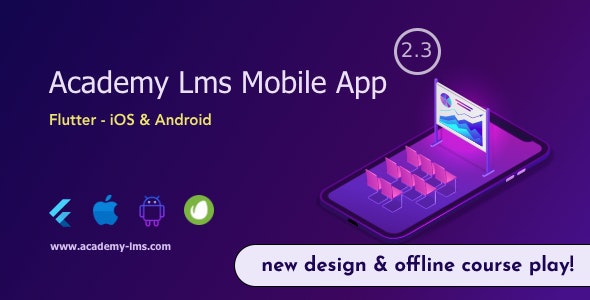 Academy Lms Student Mobile App V2.3 学生端Flutter在线学习手机APP源码 - 图片1 Academy Lms Student Mobile App V2.3 学生端Flutter在线学习手机APP源码 - 图片1
