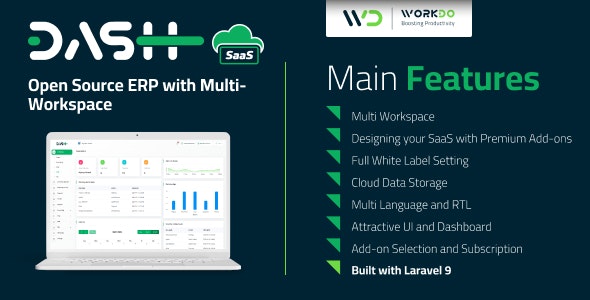 WorkDo Dash SaaS破解版V2.4 多工作空间全开源企业ERP系统源码 - 图片1 WorkDo Dash SaaS破解版V2.4 多工作空间全开源企业ERP系统源码 - 图片1