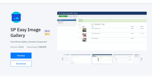 SP Easy Image Gallery Pro简易相册图库系统Joomla插件V2.0.4 SP Easy Image Gallery Pro简易相册图库系统Joomla插件V2.0.4
