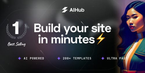 AIHub WordPress主题_AI服务初创企业网站模板 AIHub WordPress主题_AI服务初创企业网站模板