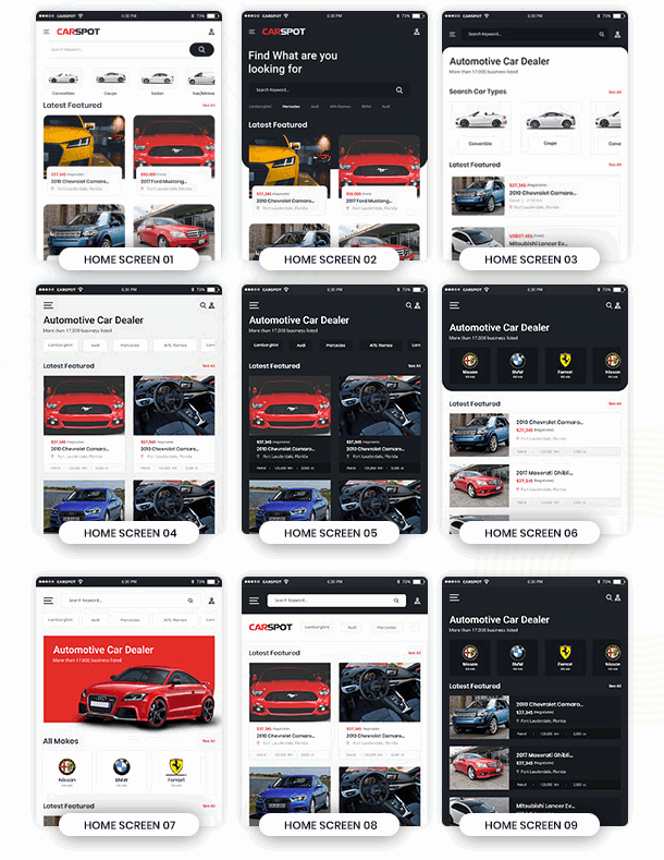 CarSpot新车和二手车交易市场React Native双端APP源码V1.9.3 - 图片2 CarSpot新车和二手车交易市场React Native双端APP源码V1.9.3 - 图片2