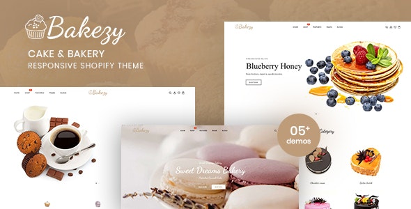 Bakezy响应式蛋糕和面包店Shopify主题 Bakezy响应式蛋糕和面包店Shopify主题