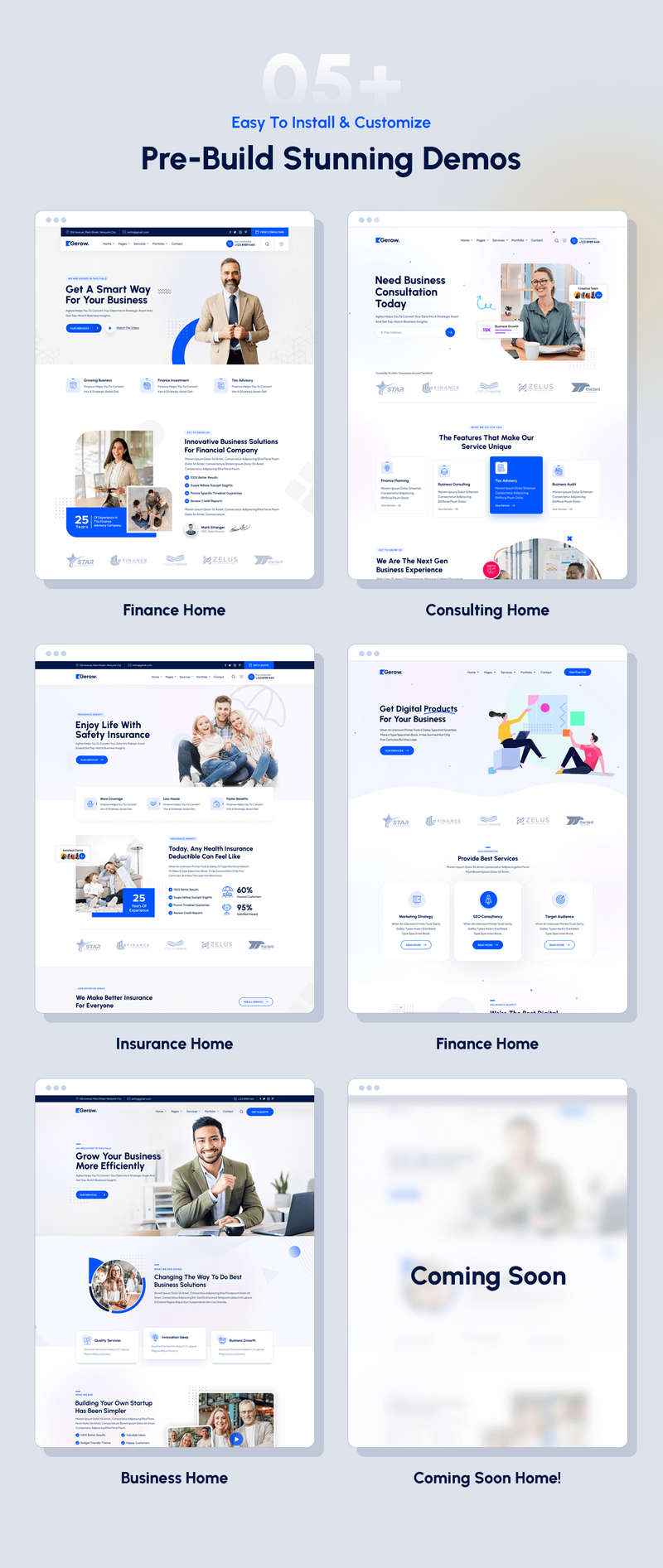 Gerow v1.2.1 WordPress金融保险咨询网站主题 - 图片2 Gerow v1.2.1 WordPress金融保险咨询网站主题 - 图片2