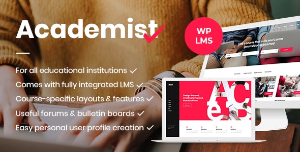 Academist汉化版V1.13 在线教育和与学习管理系统WordPress主题 Academist汉化版V1.13 在线教育和与学习管理系统WordPress主题