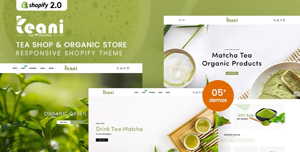 Teani茶叶种植生产基地和茶叶经销商网站Shopify主题 Teani茶叶种植生产基地和茶叶经销商网站Shopify主题