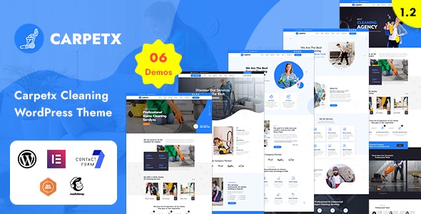 Carpetx家政清洁服务网站WordPress主题V1.6 - 图片1 Carpetx家政清洁服务网站WordPress主题V1.6 - 图片1
