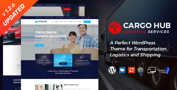 Cargo HUB WordPress主题_快递物流和运输搬家企业网站 Cargo HUB WordPress主题_快递物流和运输搬家企业网站
