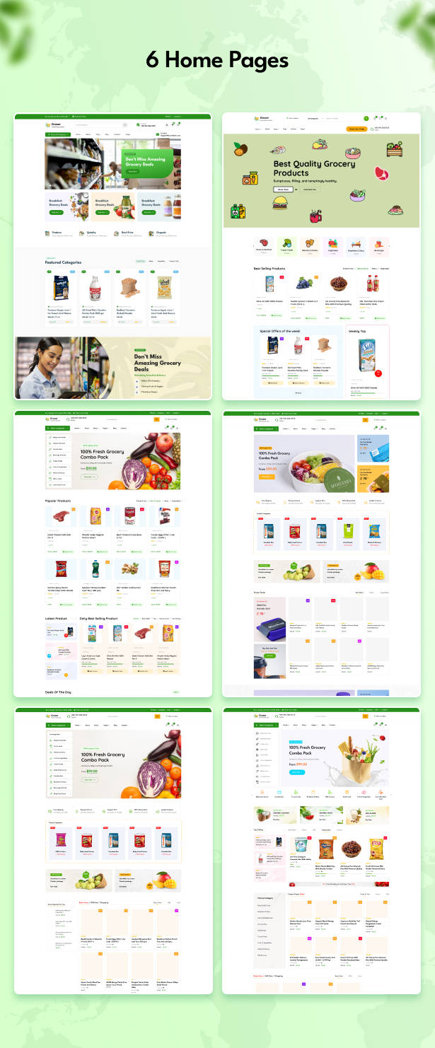 Groser生鲜果蔬商场超市在线购物网站WordPress主题V1.0.3 - 图片2 Groser生鲜果蔬商场超市在线购物网站WordPress主题V1.0.3 - 图片2