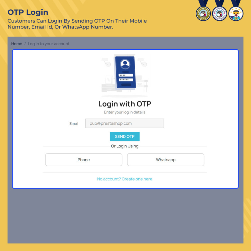 Webkul Mobile Login手机短信验证登录注册系统Prestashop插件V6.0 - 图片2 Webkul Mobile Login手机短信验证登录注册系统Prestashop插件V6.0 - 图片2