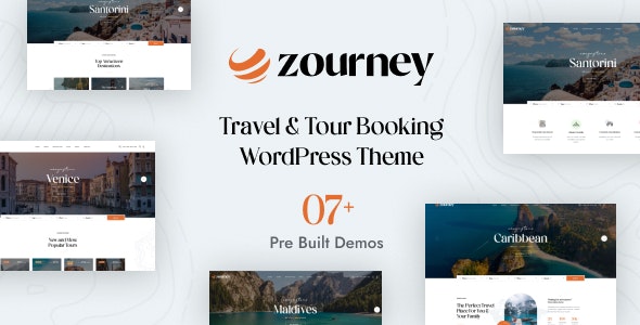 Zourney旅行社和食宿交通旅游预订网站WordPress主题 - 图片1 Zourney旅行社和食宿交通旅游预订网站WordPress主题 - 图片1