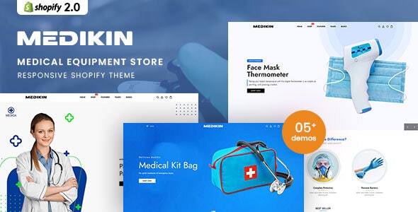 Medikin医疗用品器械在线销售平台Shopify主题 Medikin医疗用品器械在线销售平台Shopify主题