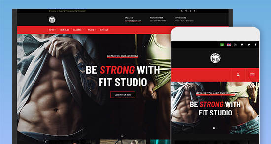 JA Fit瑜伽工作室和健身房网站Joomla主题V2.0.1 - 图片1 JA Fit瑜伽工作室和健身房网站Joomla主题V2.0.1 - 图片1