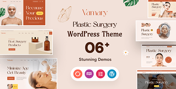 Vamary(v1.0.8)私人诊所和整形外科WordPress主题 Vamary(v1.0.8)私人诊所和整形外科WordPress主题