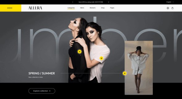 JS Allura外贸女装服饰跨境电商Joomla主题 JS Allura外贸女装服饰跨境电商Joomla主题