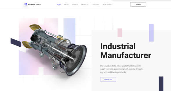 JS Manufacturer制造业和工业生产企业网站Joomla主题V2.1.0 JS Manufacturer制造业和工业生产企业网站Joomla主题V2.1.0