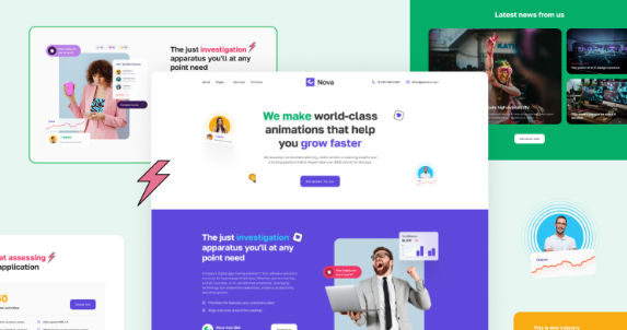 JA Nova互联网营销初创企业Joomla主题V1.0.3 - 图片1 JA Nova互联网营销初创企业Joomla主题V1.0.3 - 图片1